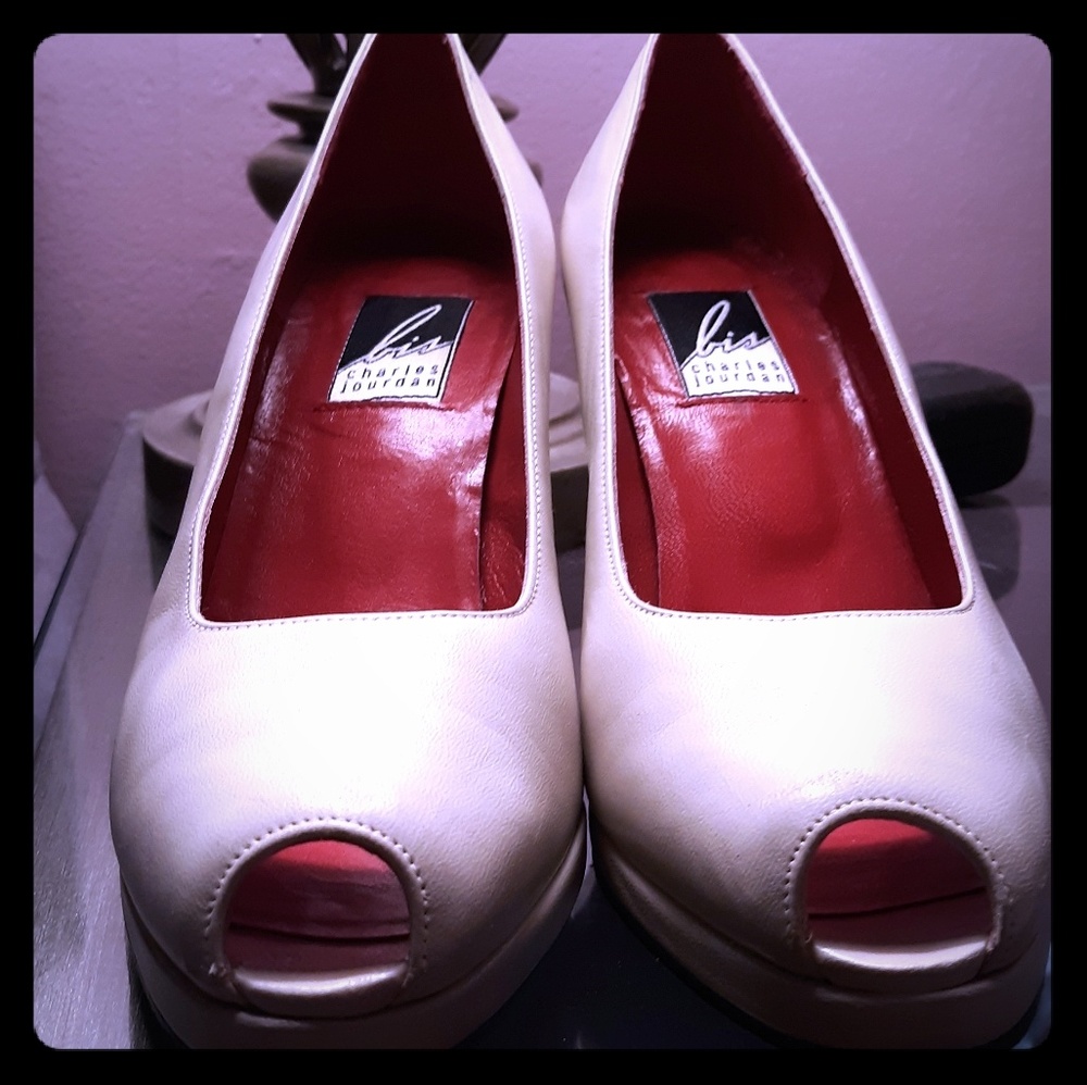 Charles Jourdan platform pumps